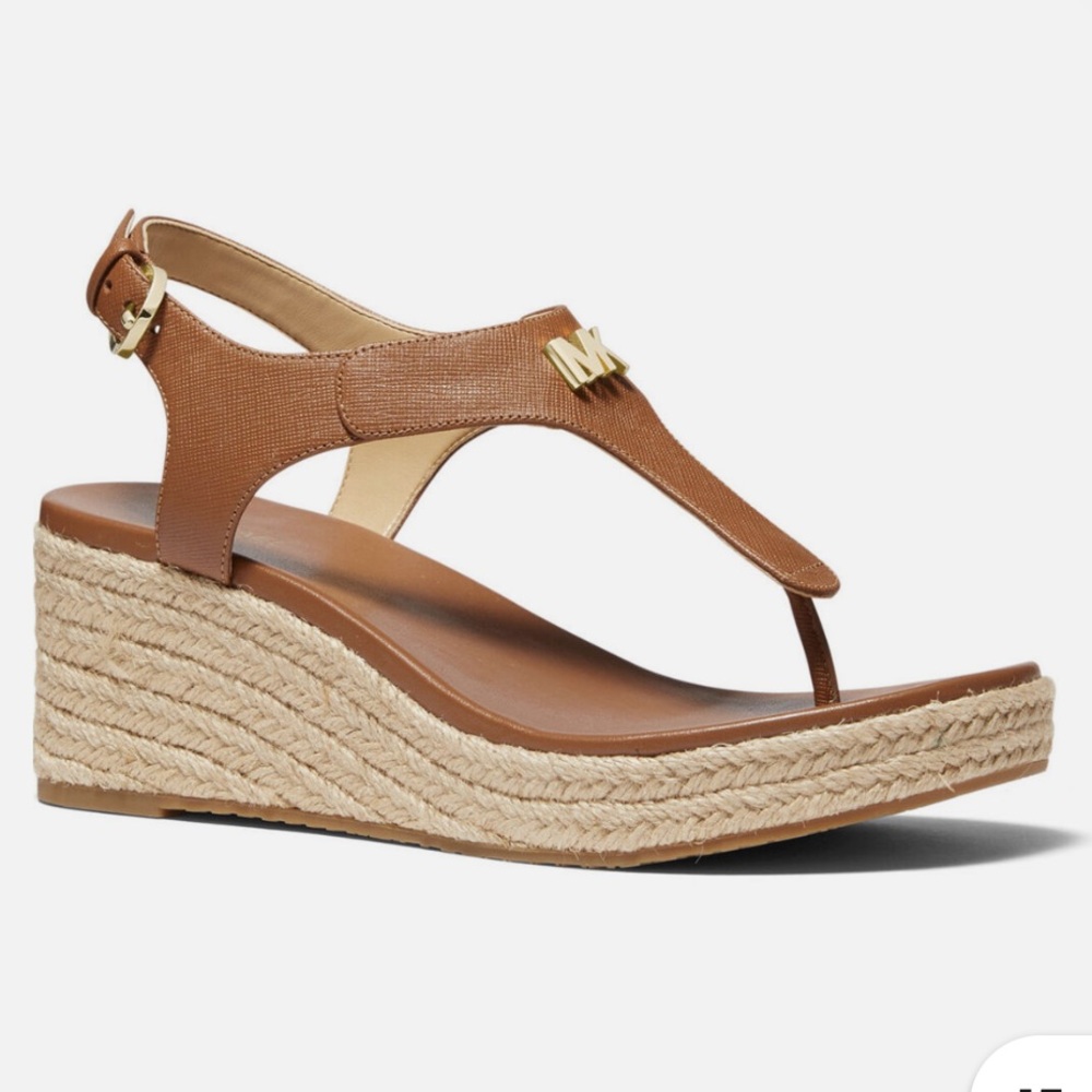 Michael Kors Laney Laney Thong Espadrille Wedge Sandals